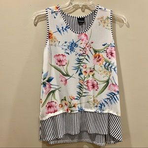 Wallpapher‎ Floral Print Tunic Top M